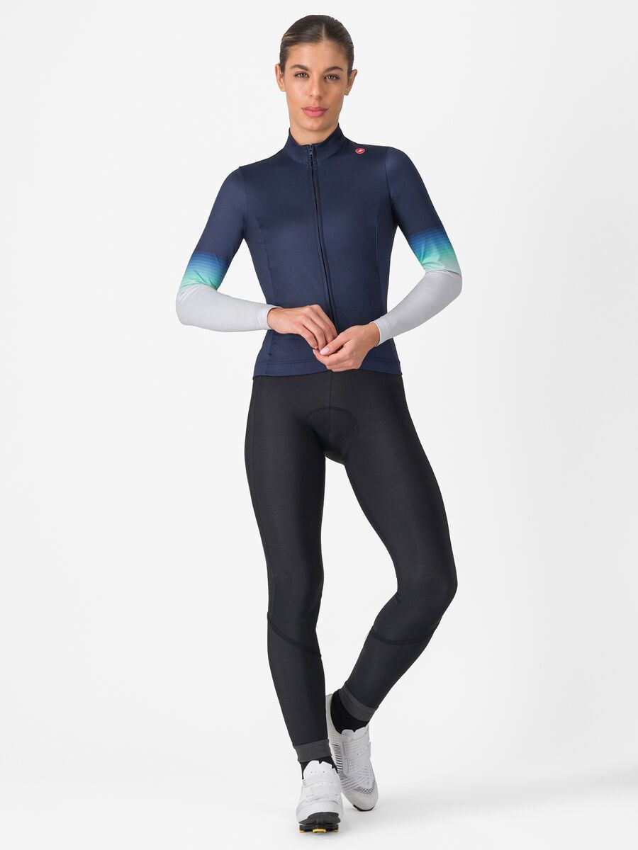 Castelli Corso Thermal Jersey, belgian blue/silver gray-pool - Bild 5