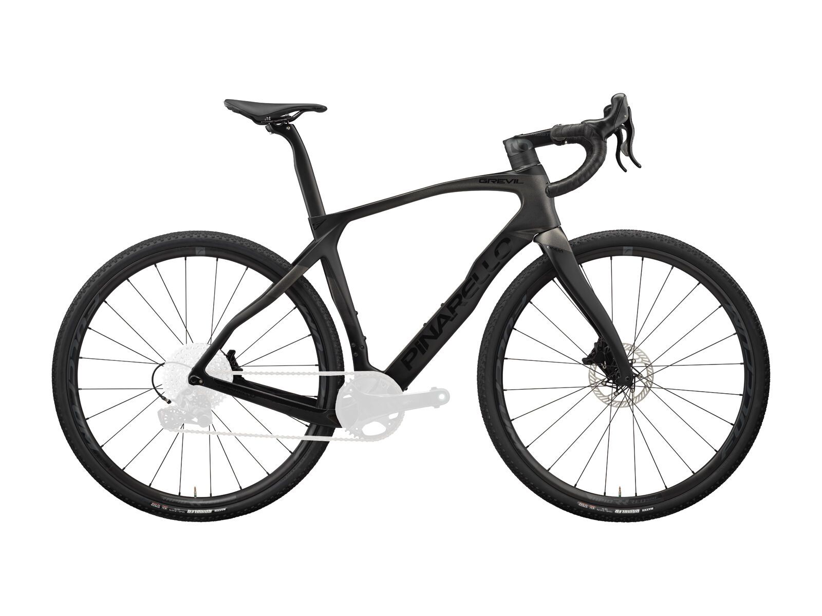 Pinarello Grevil GRX RX810 / Fulcrum Rapid Red 500 DB - 650B, iceland black - Bild 1