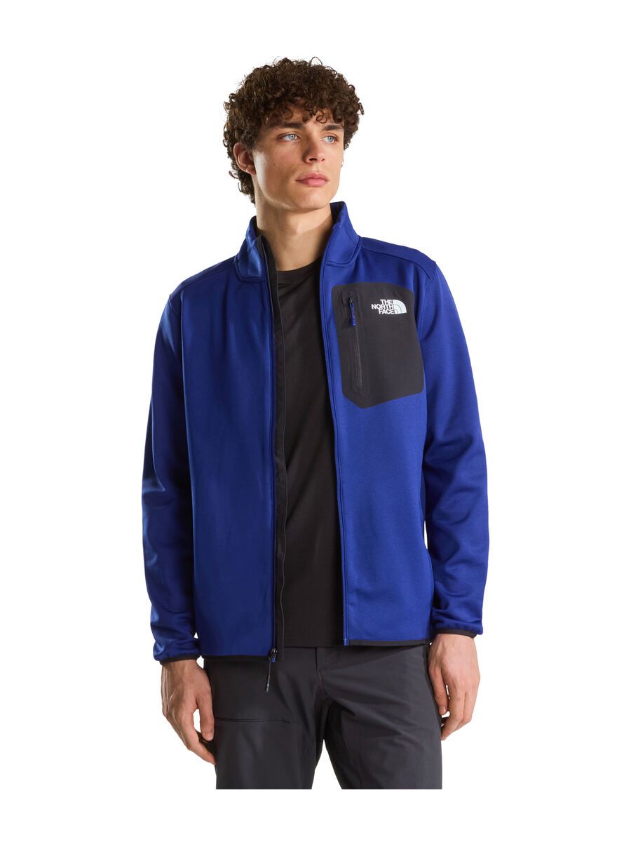 The North Face M Crest Full Zip Jacket, bold blue/tnf black - Bild 4
