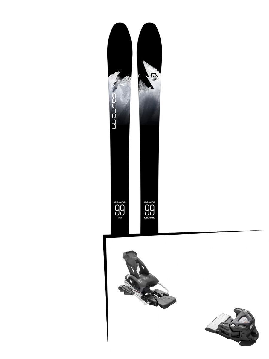 Set: Icelantic Sabre 99 2018 + Tyrolia Attack 16 solid black - Bild 1