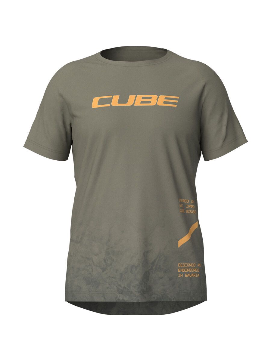 Cube MTB Trikot TM kurzarm, olive - Bild 1