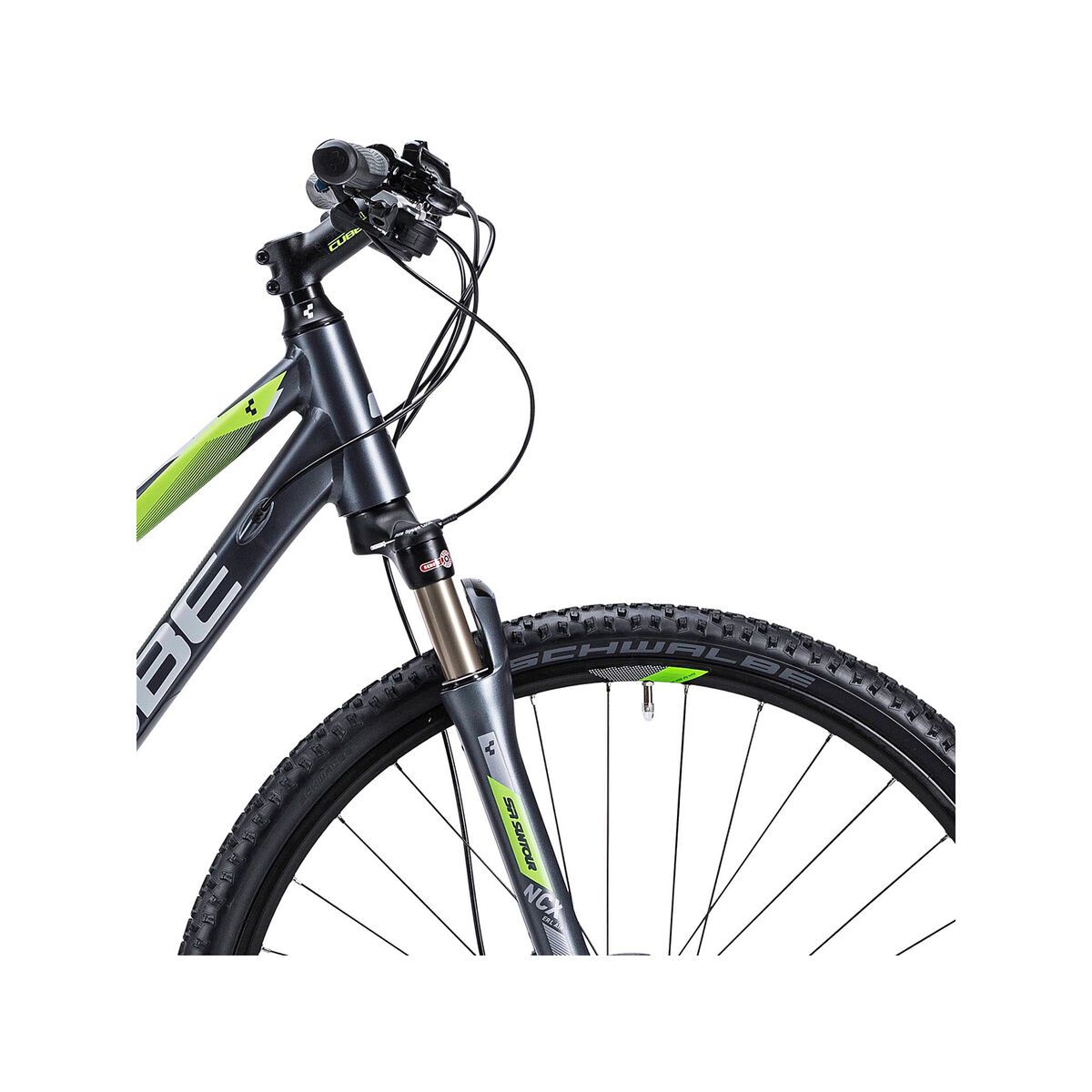 Cube Cross Pro Trapeze, anthrazit silver green - Bild 5