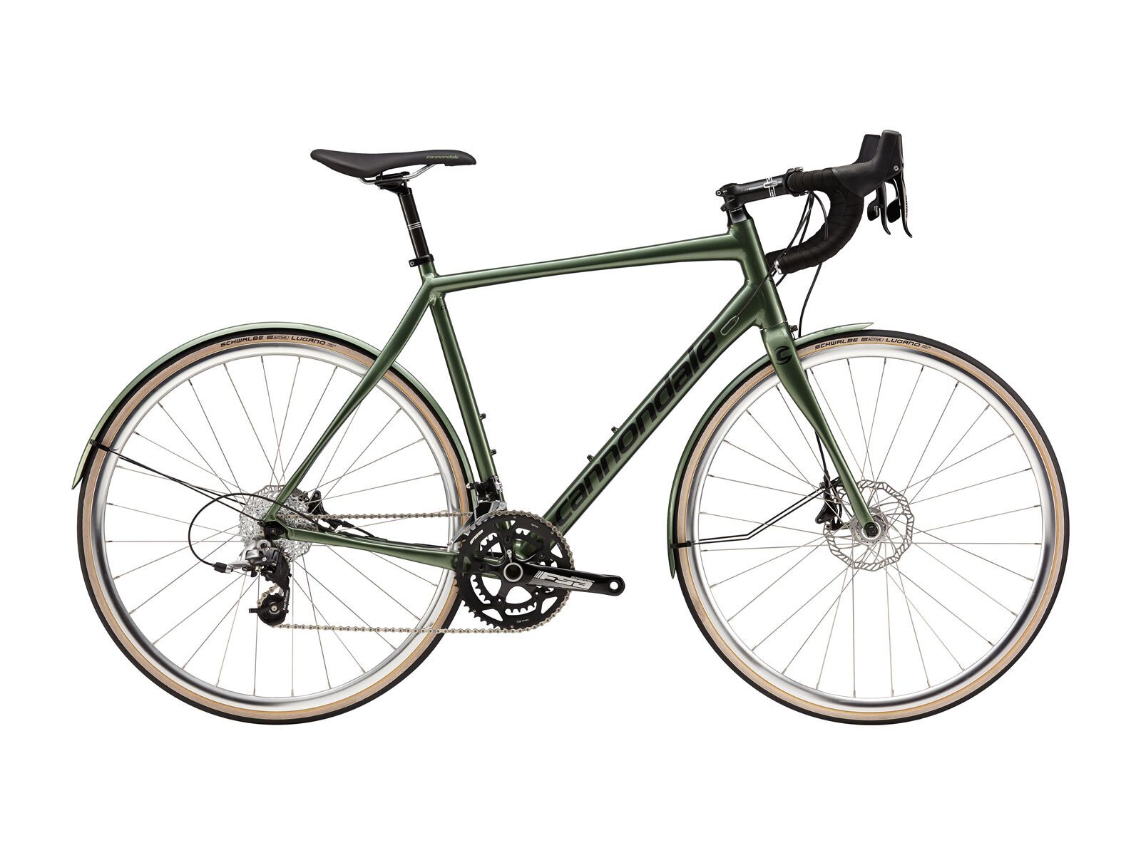 Cannondale Synapse Alloy SRAM Rival Disc, soldier of fortune with jet black, gloss - Bild 1