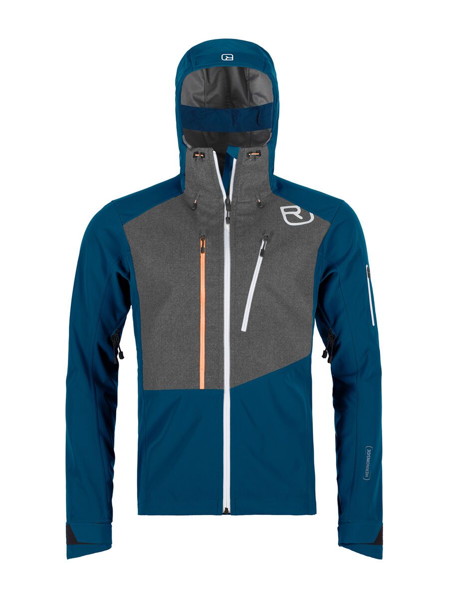 Ortovox Merino Naturtec Plus Pordoi Jacket M, petrol blue - Bild 1
