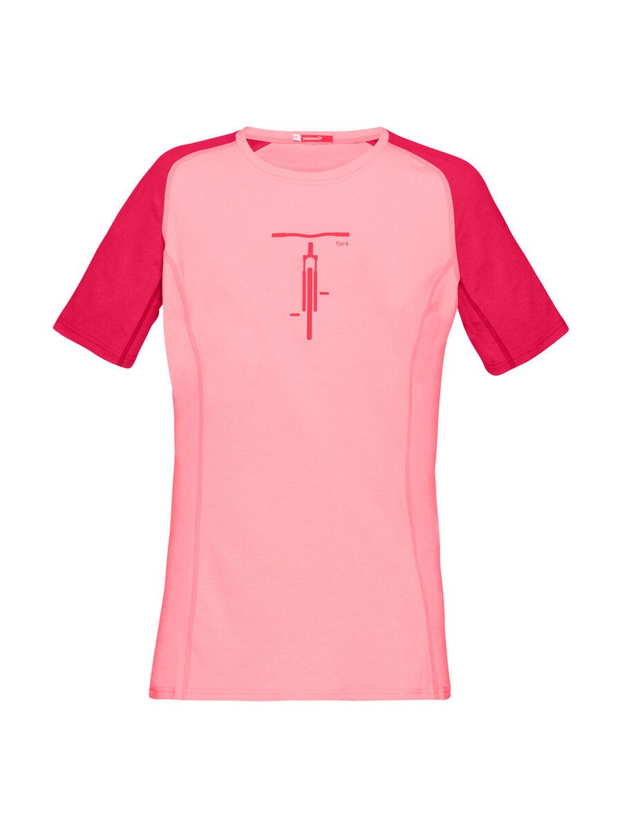 Norrona fjørå equaliser lightweight T-Shirt (W), geranium pink - Bild 1