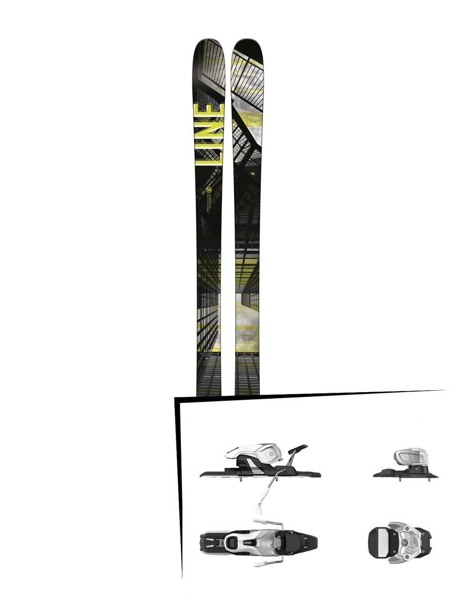 Set: Line Tom Wallisch Pro 2018 + Salomon Warden 11 silver/white - Bild 1