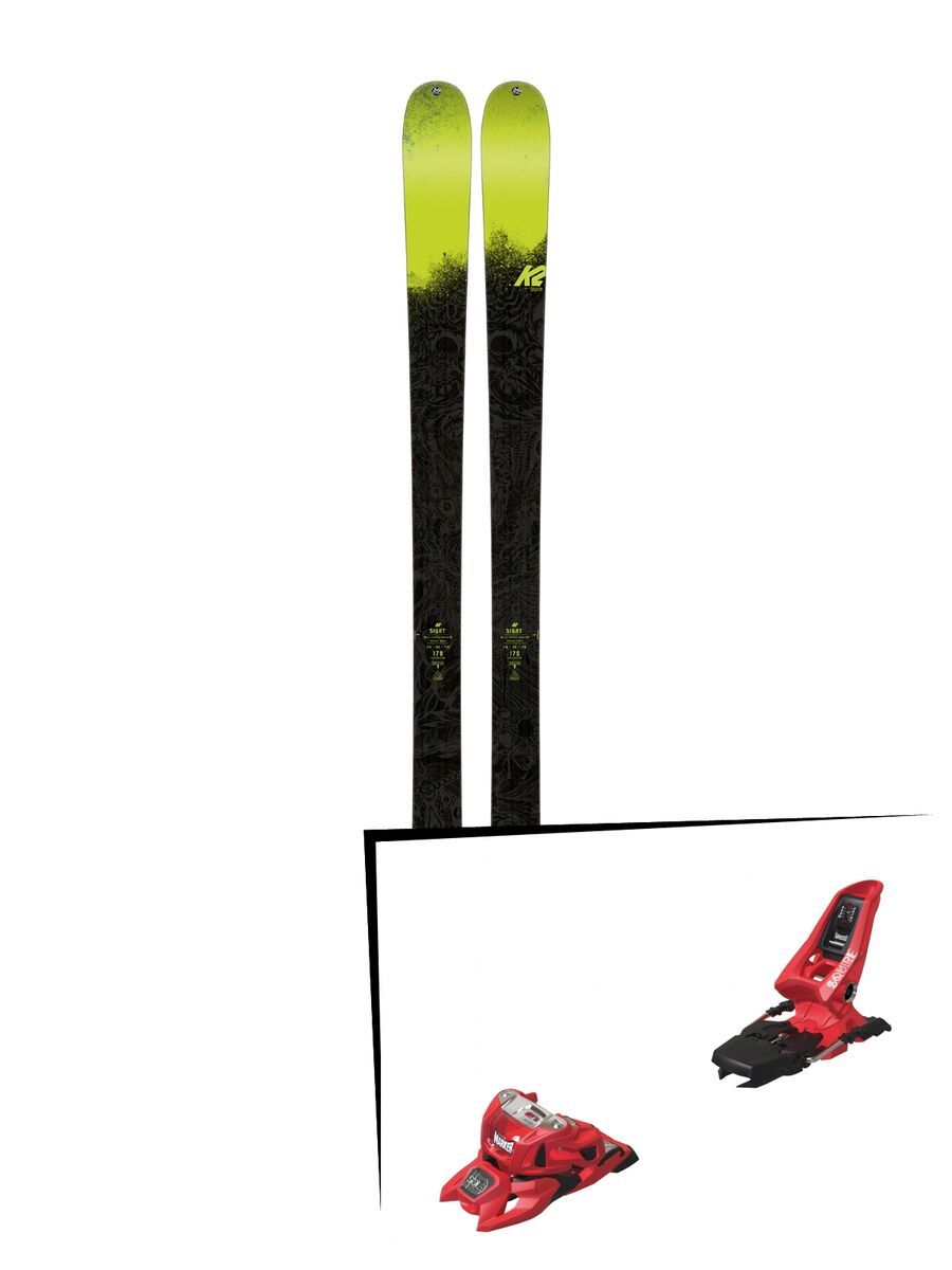 Set: K2 SKI Sight 2018 + Marker Squire 11 ID red - Bild 1