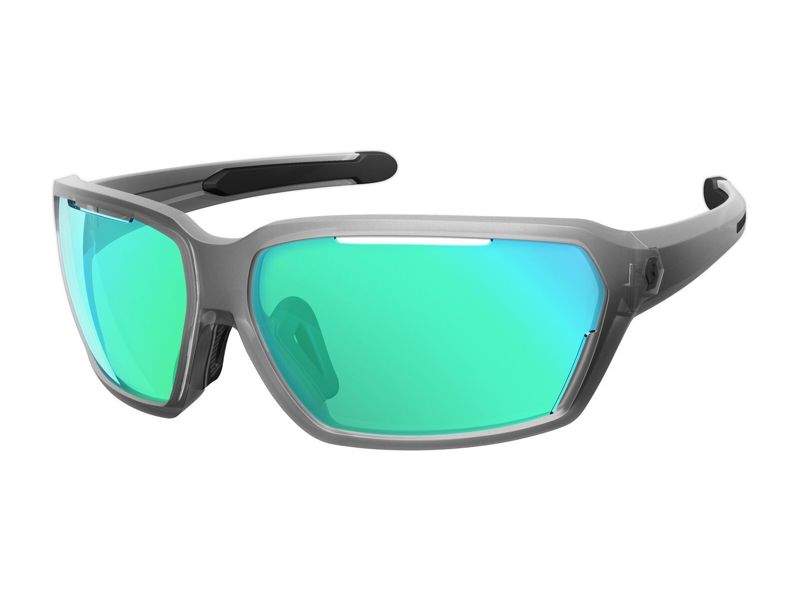 Scott Vector Sunglasses, clear matt/blue/Lens: blue chrome amplifier - Bild 1