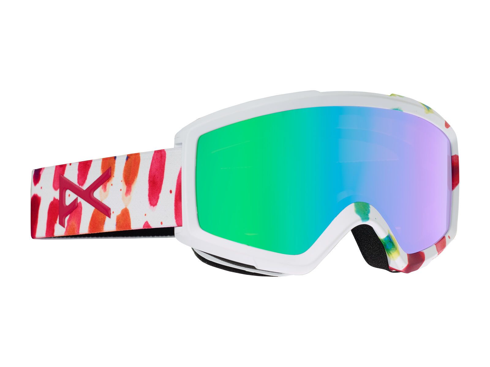 Anon Helix 2.0 Goggle + Wechselscheibe, rainbow/Lens: green solex - Bild 1