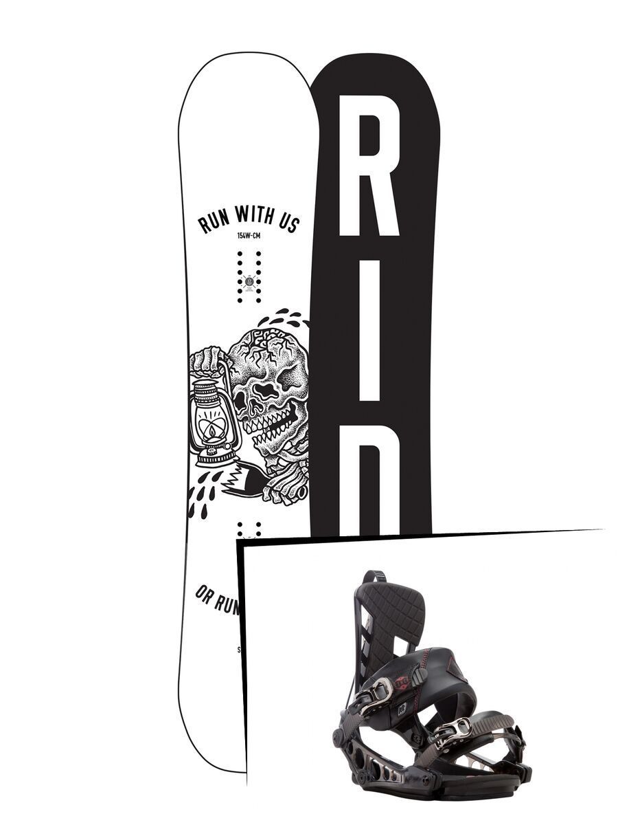 Set: Ride Burnout 2017 + K2 Cinch CTS (1728762S) - Bild 1