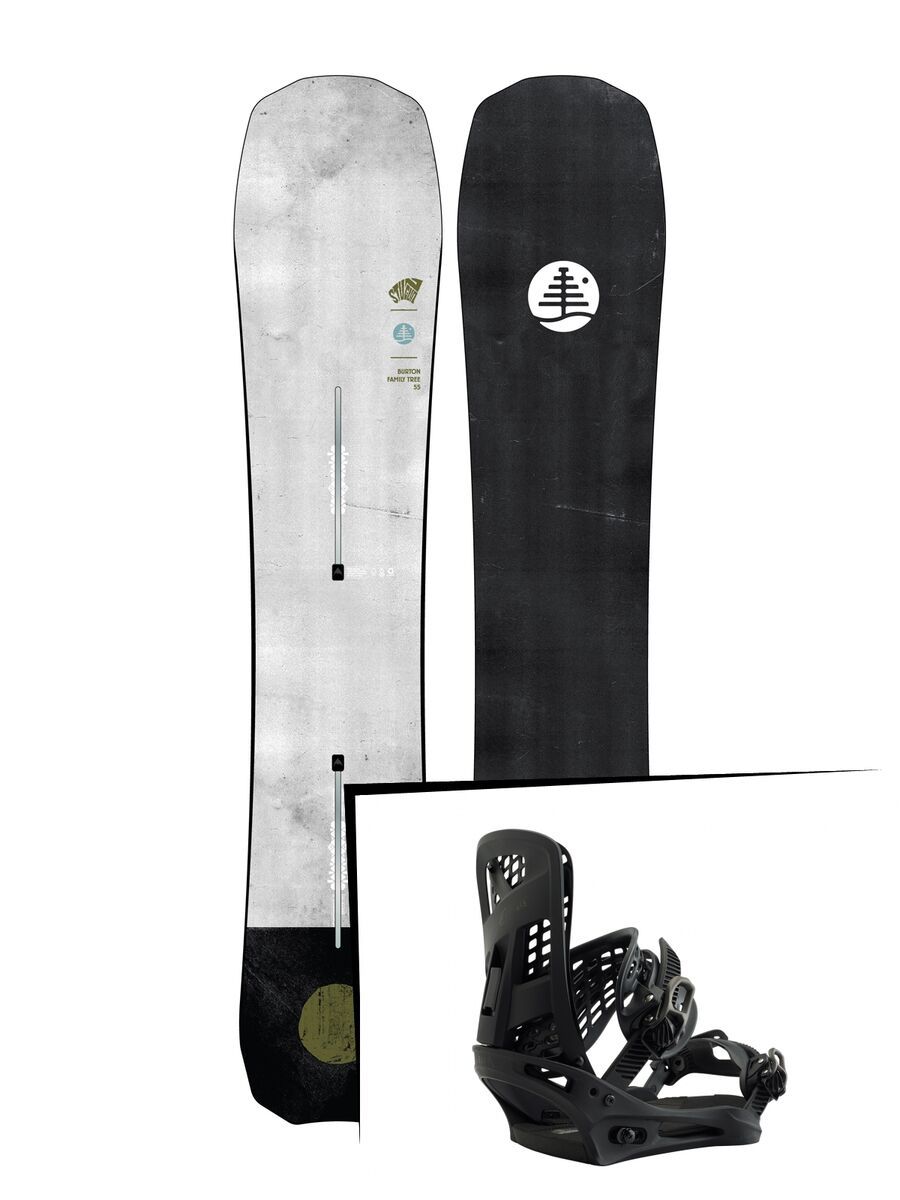 Set: Burton Family Tree Stun Gun 2019 + Burton Genesis matty black - Bild 1