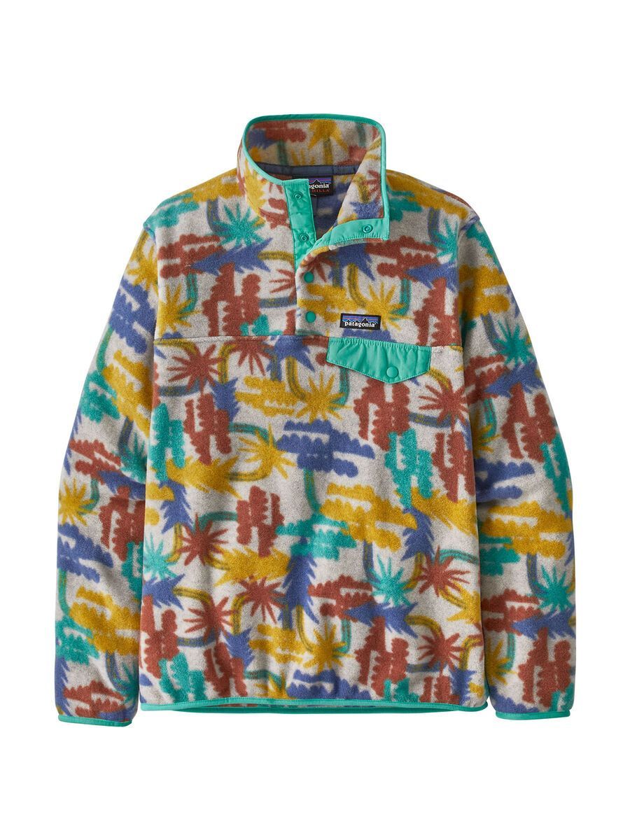 Patagonia Women's Lightweight Synchilla Snap-T Pullover Tree Connection Big, fresh teal - Bild 1