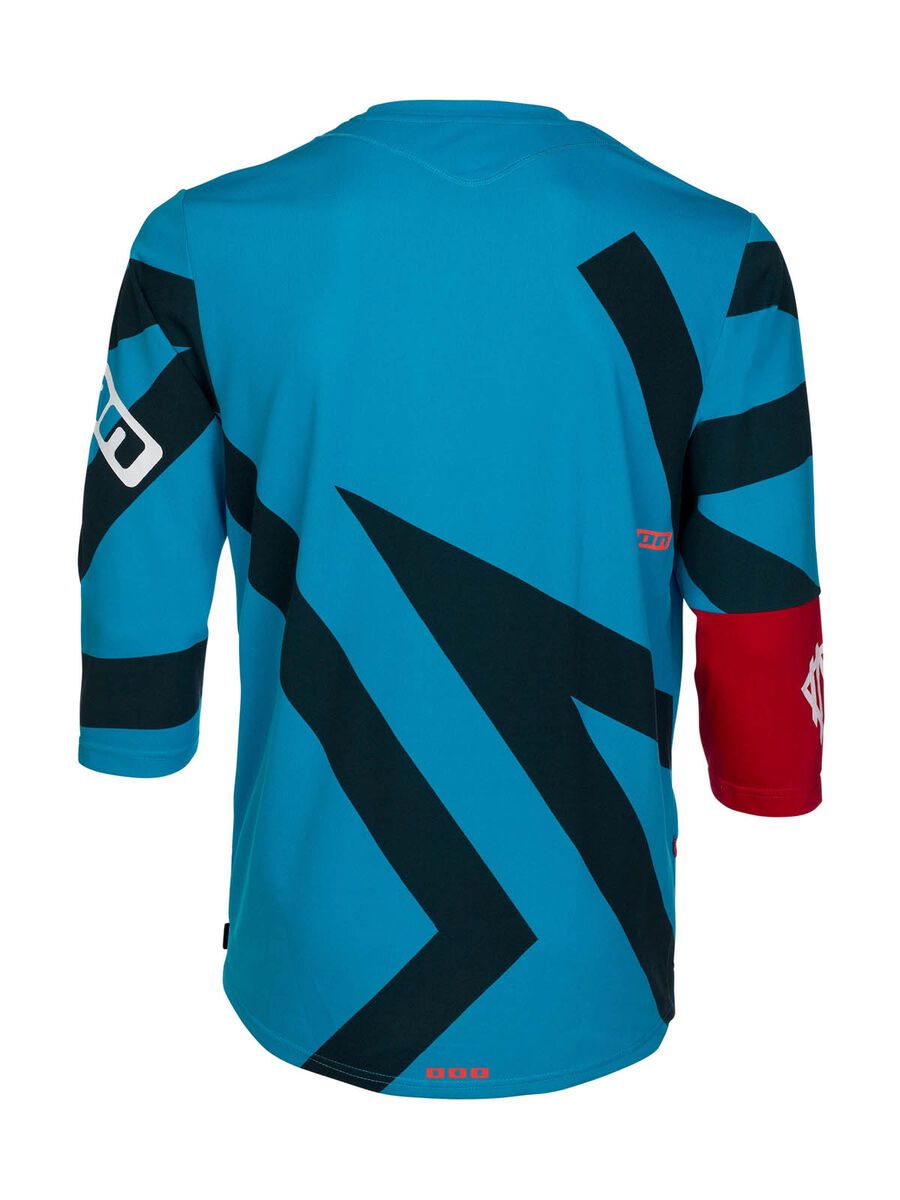 ION Bike Tee LS 3/4 Helium, blue danube - Bild 2