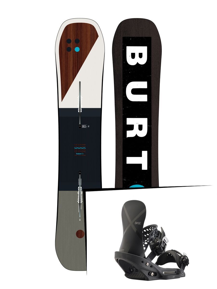 Set: Burton Custom Flying V 2019 +  X-Base EST (1931145S) - Bild 1