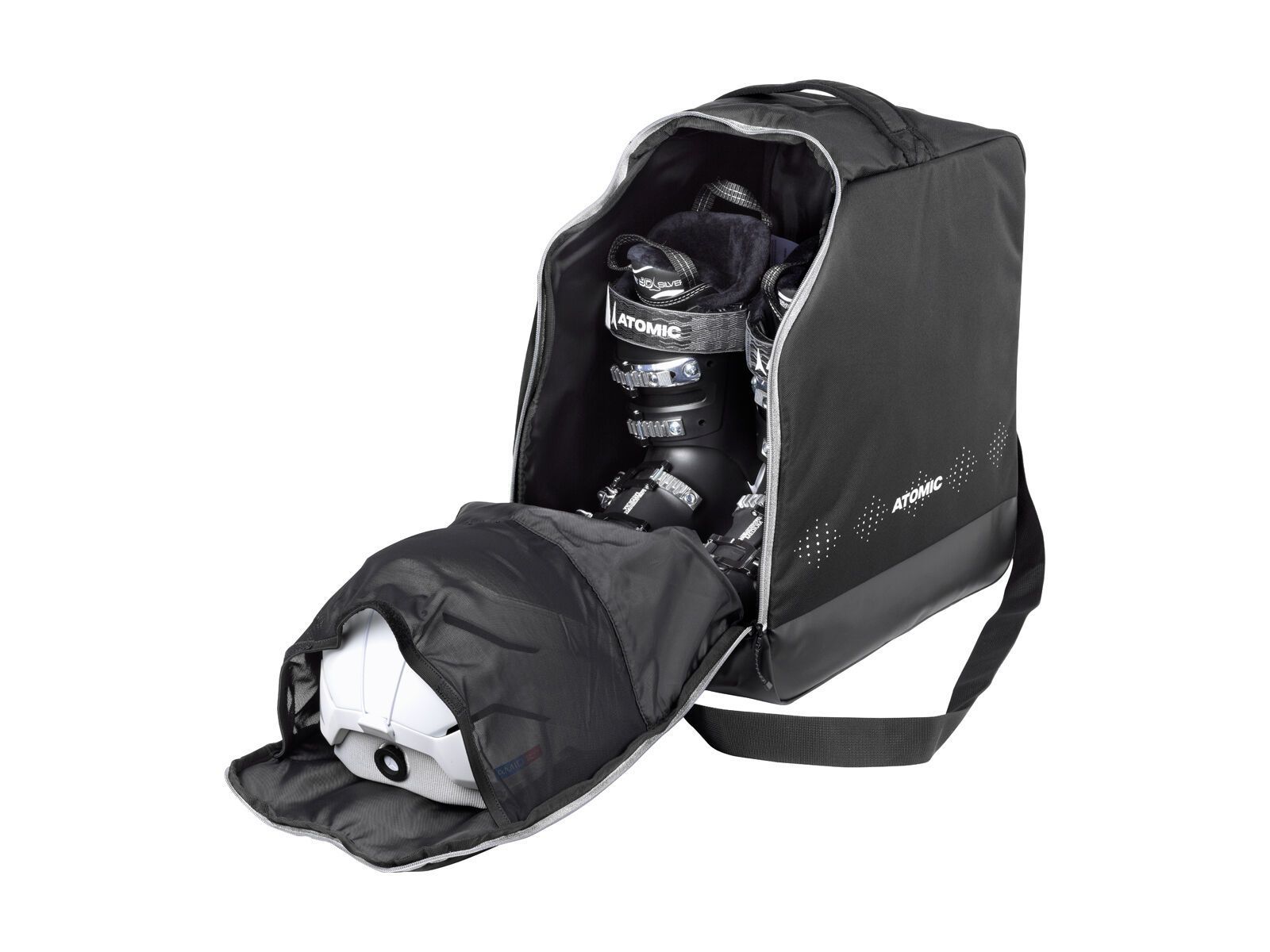 Atomic W Boot & Helmet Bag Cloud, black/silver - Bild 2