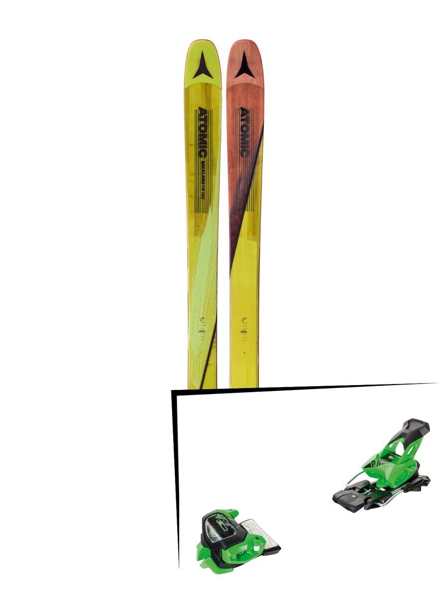 Set: Atomic Backland FR 102 2018 + Tyrolia Attack² 13 GW green - Bild 1