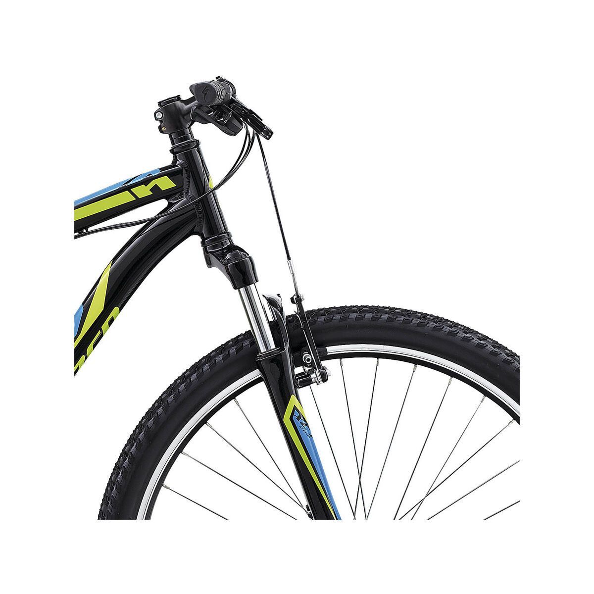 Specialized Hardrock Sport 29, Black/Hyper Green/Cyan - Bild 5