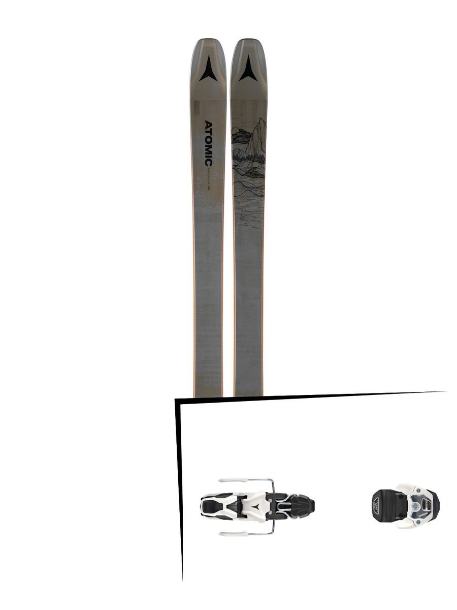 Set: Atomic Bent Chetler 100 2019 + Atomic Warden MNC 11 white - Bild 1
