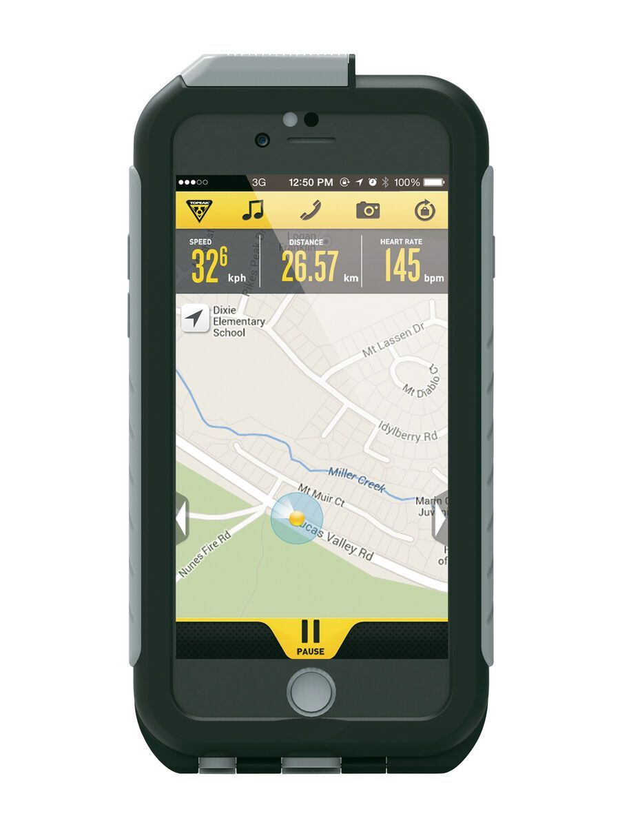 Topeak Weatherproof RideCase iPhone 6/6s ohne Halter, black/gray - Bild 1