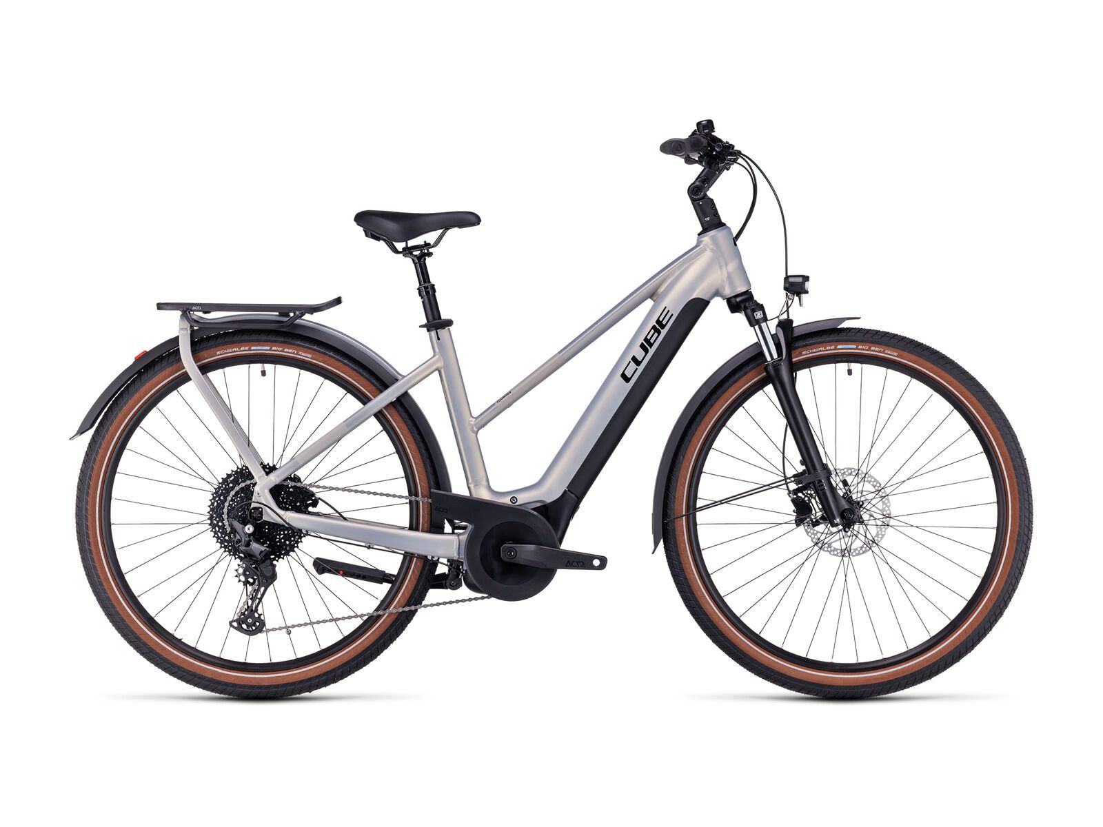 Cube Touring Hybrid Pro 500 Trapeze, pearlysilver´n´black - Bild 1