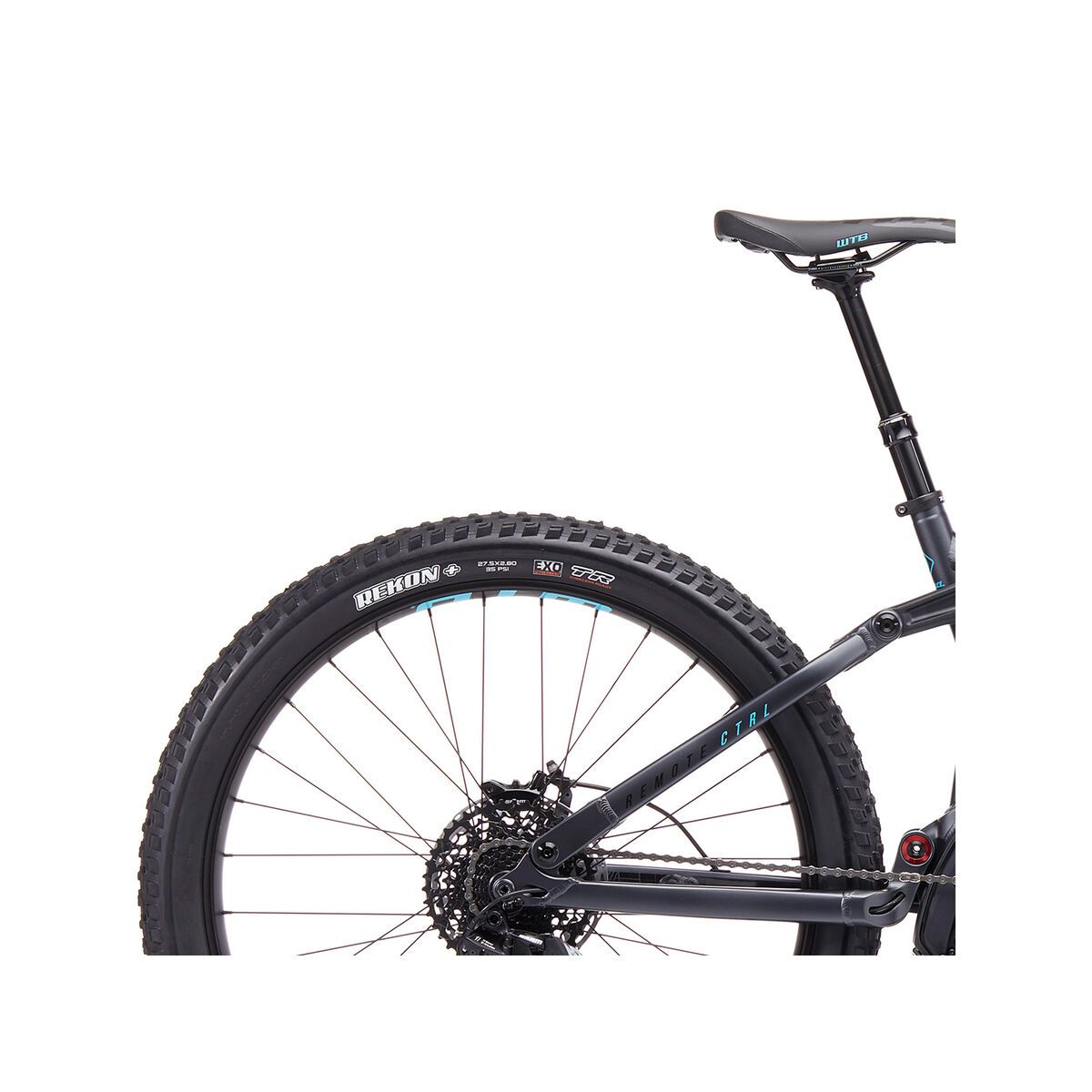 Kona Remote Ctrl, matt charcoal w/ ice blue & black decals - Bild 6