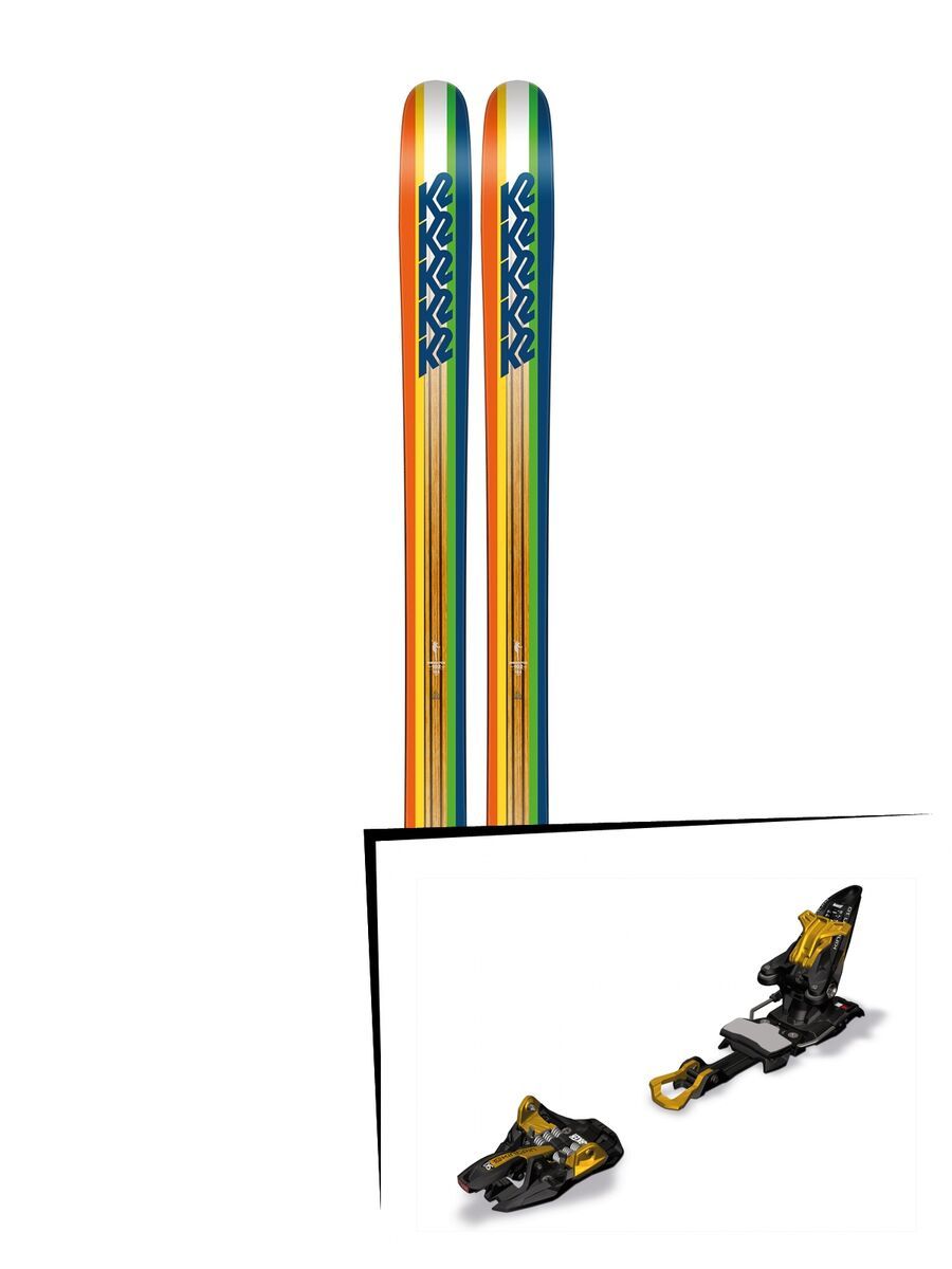 K2 SKI Set: Shreditor 102 2016 + Marker Kingpin 10 - Bild 1