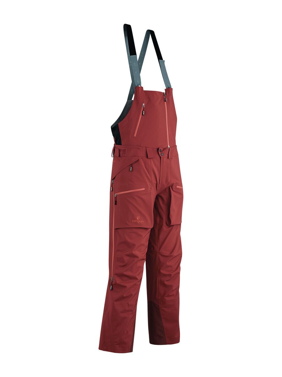 Penguin Männer 3 Lagen Dermizax Shell (Latz-) Hose, cinnamon red - Bild 1