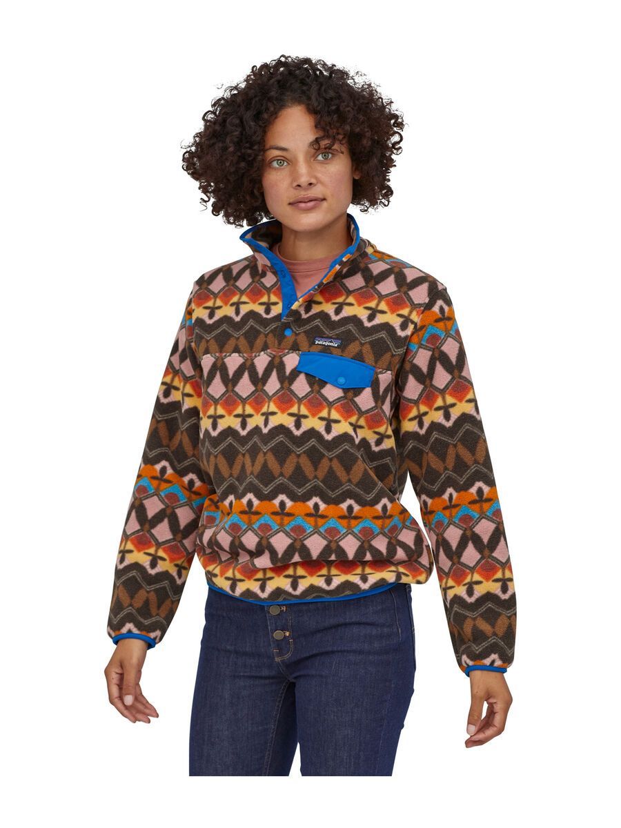 Patagonia Women’s Lightweight Synchilla Snap-T, companions big: anthos pink - Bild 2