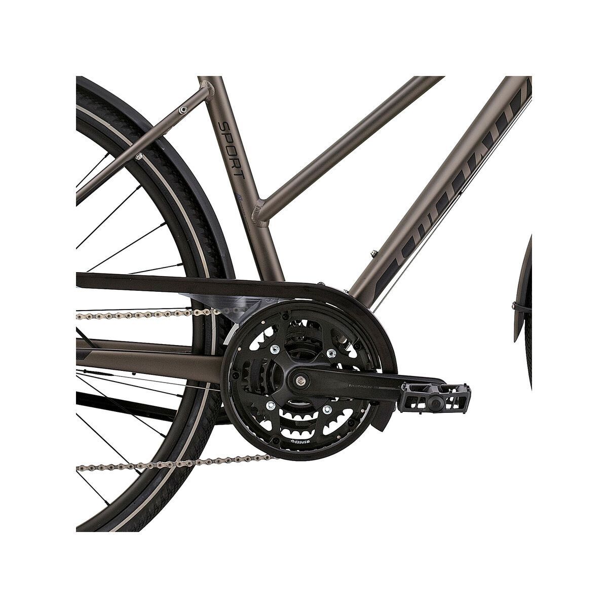 Specialized Crossover Sport Disc Step Through, satin gunmetal/black/dark blue - Bild 3