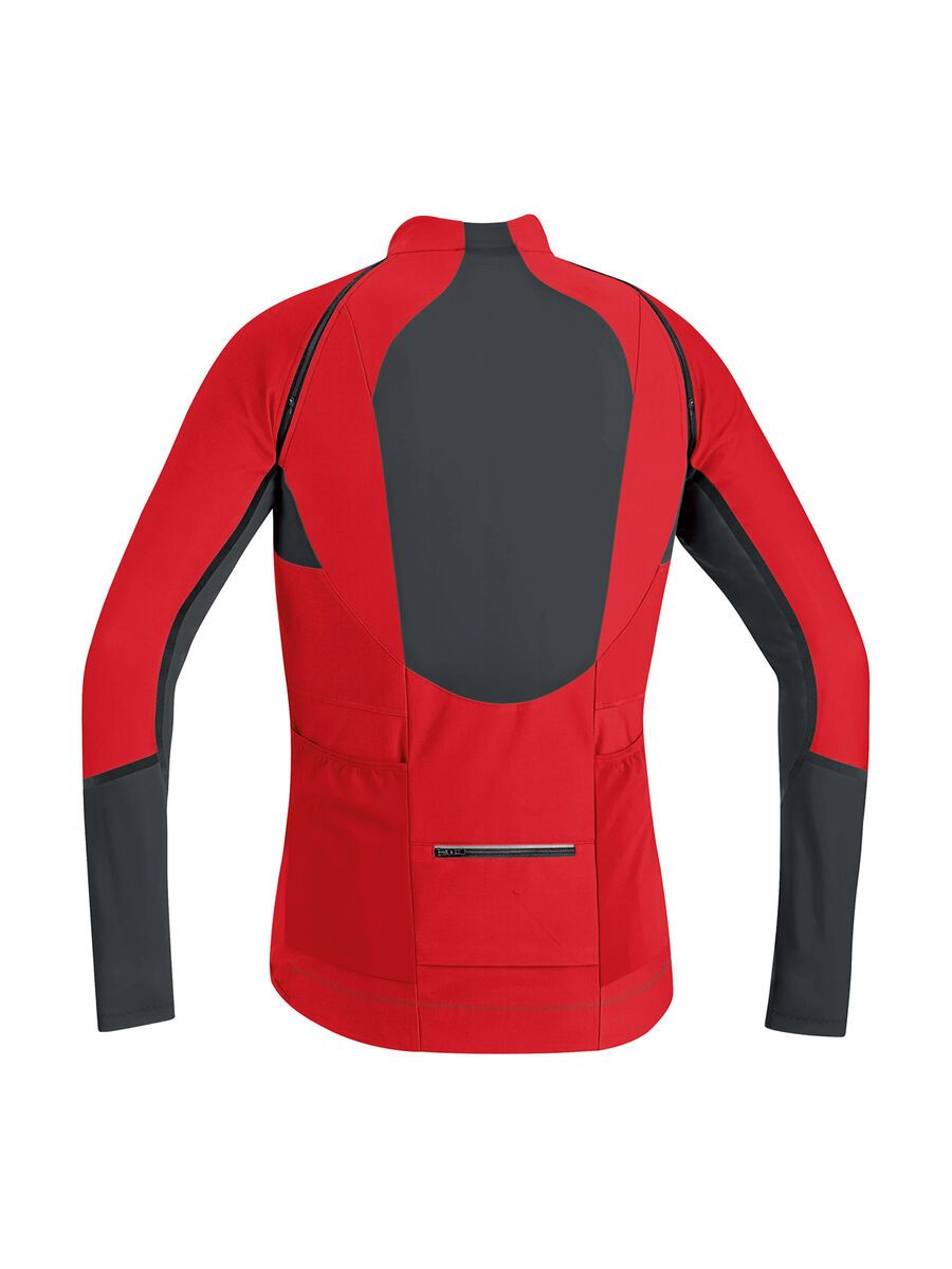 Gore Bike Wear Alp-X Pro Windstopper SO Zip-Off Trikot, red black - Bild 2
