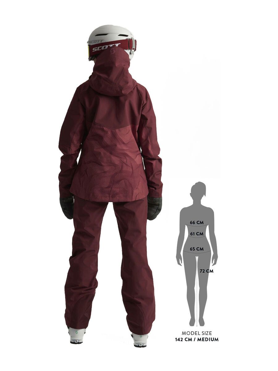 Scott Explorair 3L Women's Jacket, amaranth red - Bild 5