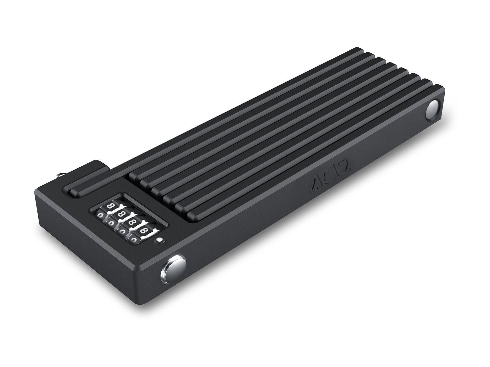 Cube Acid Faltschloss Rigid Pure C120, black - Bild 1