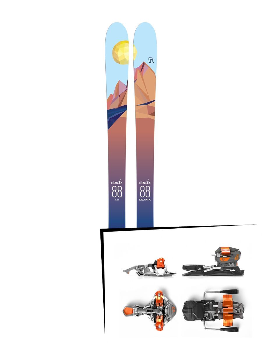 Set: Icelantic Oracle 88 2018 + G3 Ion 10 - Bild 1