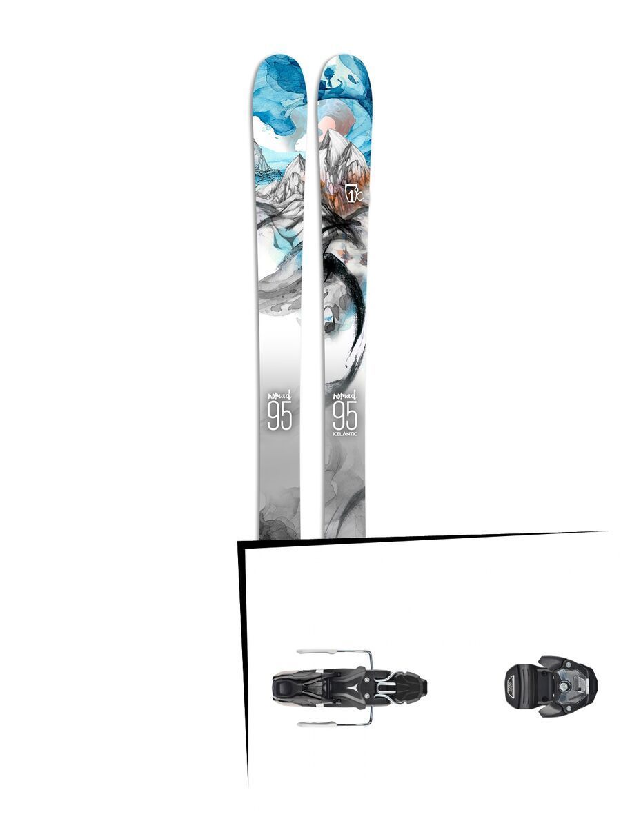 Set: Icelantic Nomad 2017 + Atomic Warden MNC 11 (2193910) - Bild 1