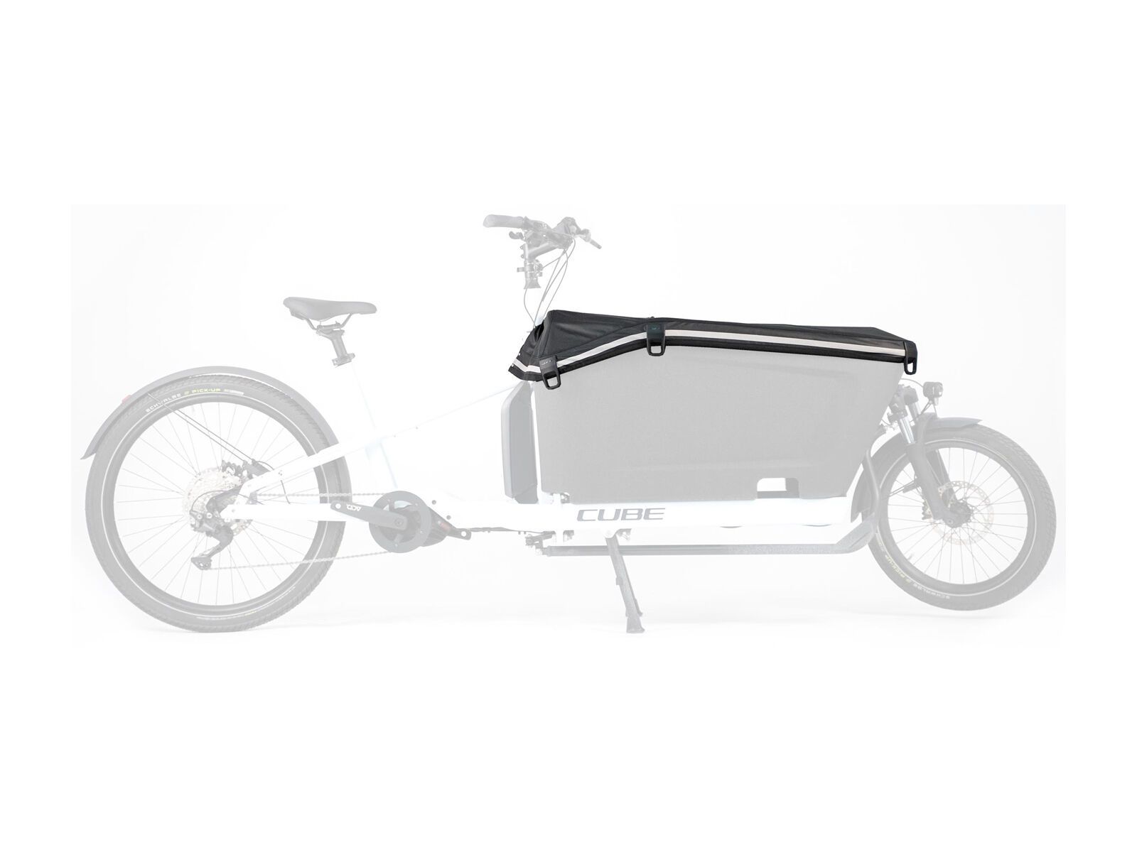 Cube Boxabdeckung für Cargo mit Sitzbank, black - Bild 2