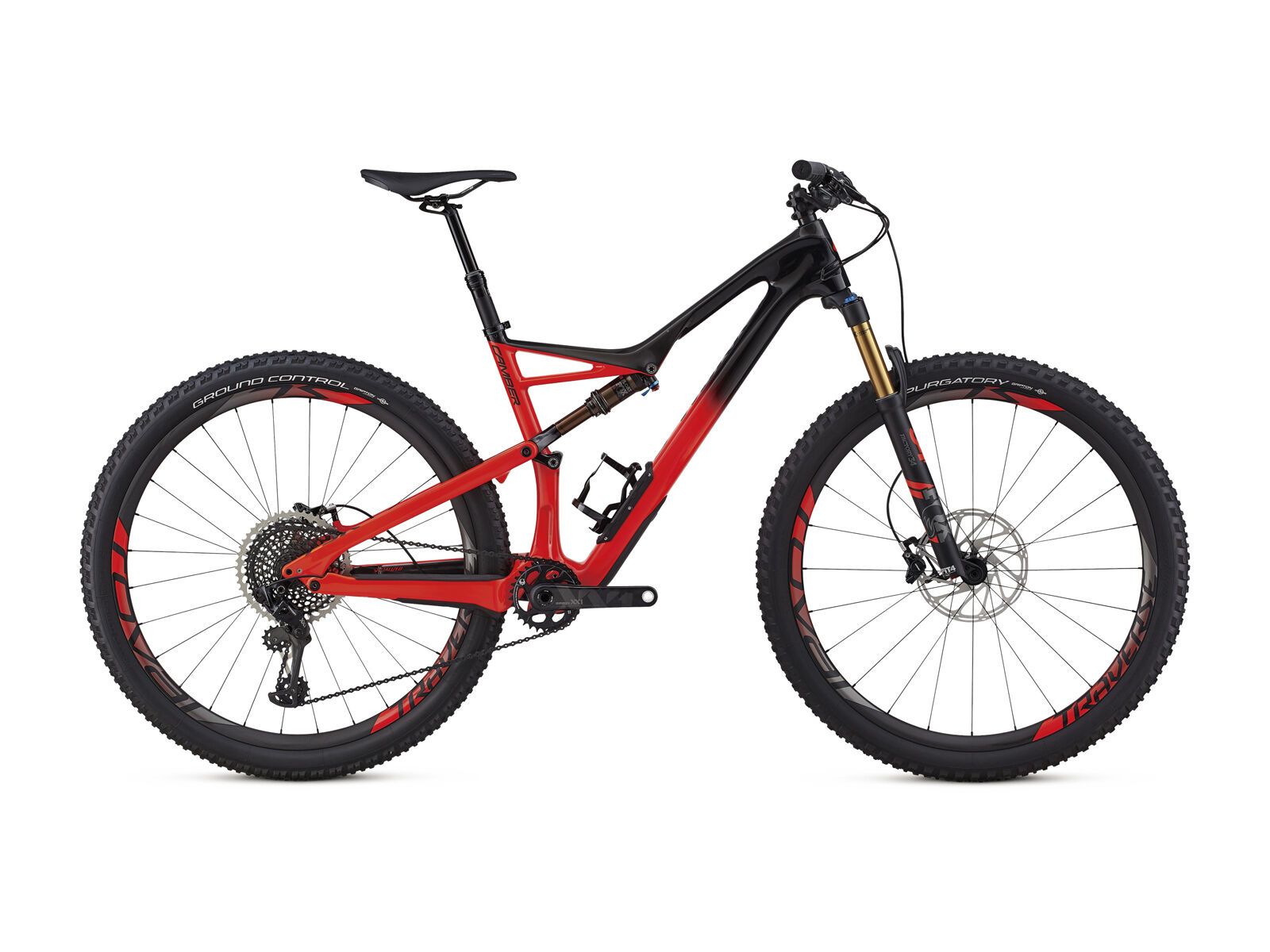 Specialized S-Works Camber Carbon 29, satin gloss black/rocket red - Bild 1