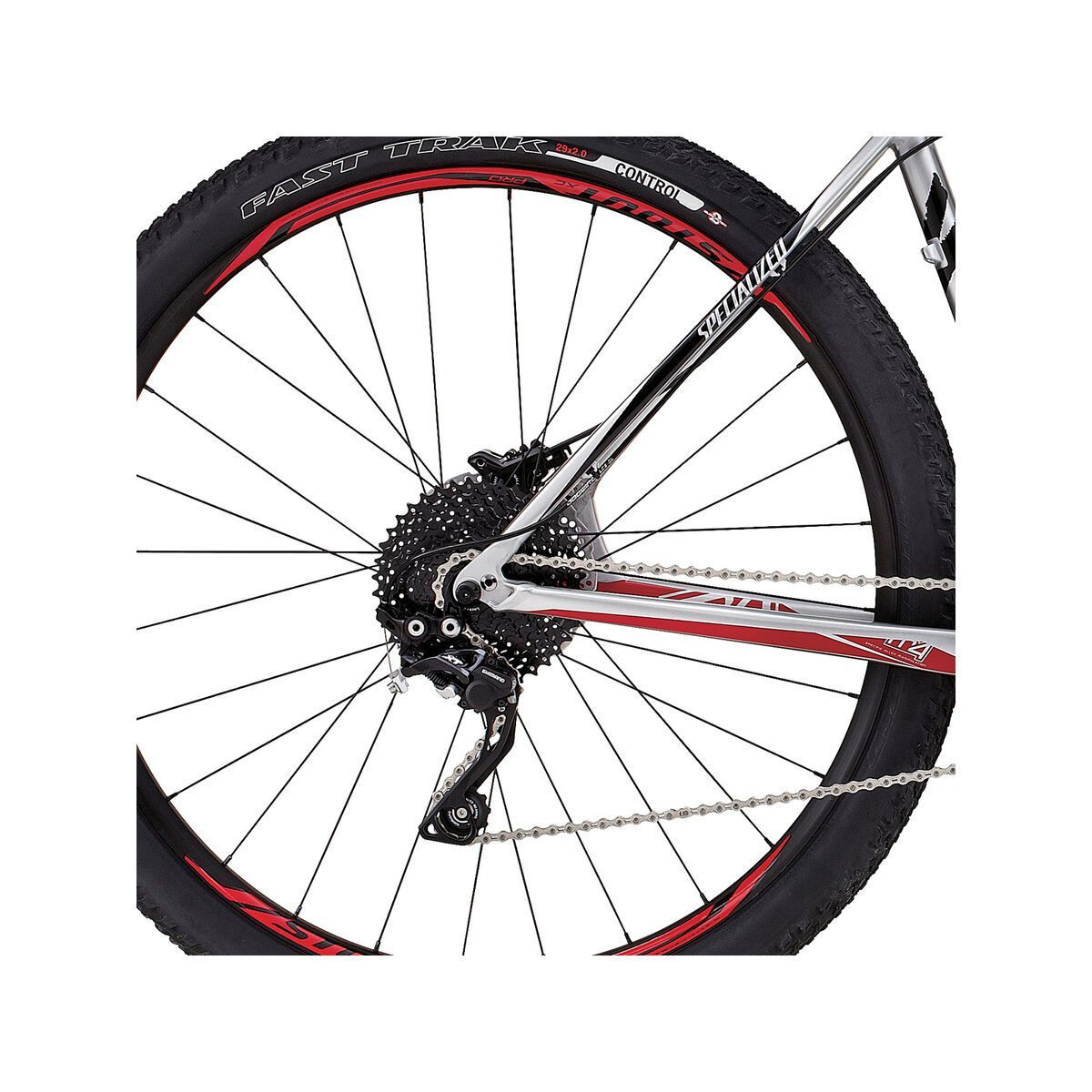 Specialized Crave Expert 29, gloss brushed/black/red - Bild 4