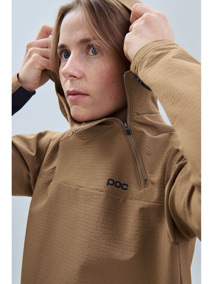POC W's Mantle Thermal Hoodie, jasper brown - Bild 6