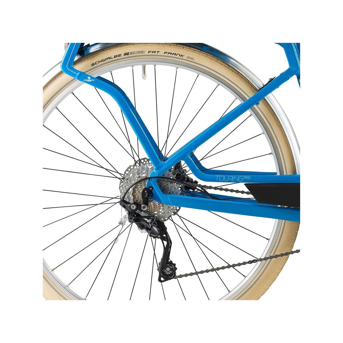 Cube Touring Hybrid Pro Lady, blue/white - Bild 4