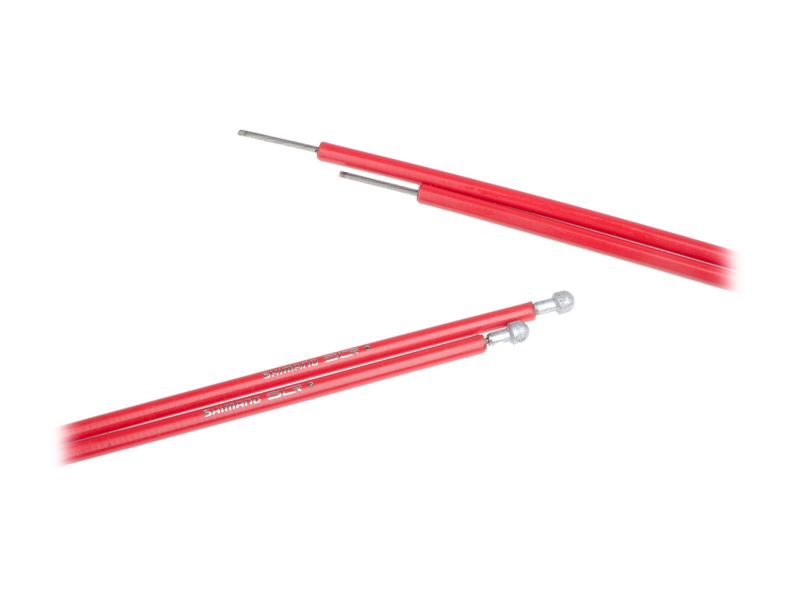 Shimano Bremszug-Set Road Sil-Tec beschichtet, rot - Bild 2