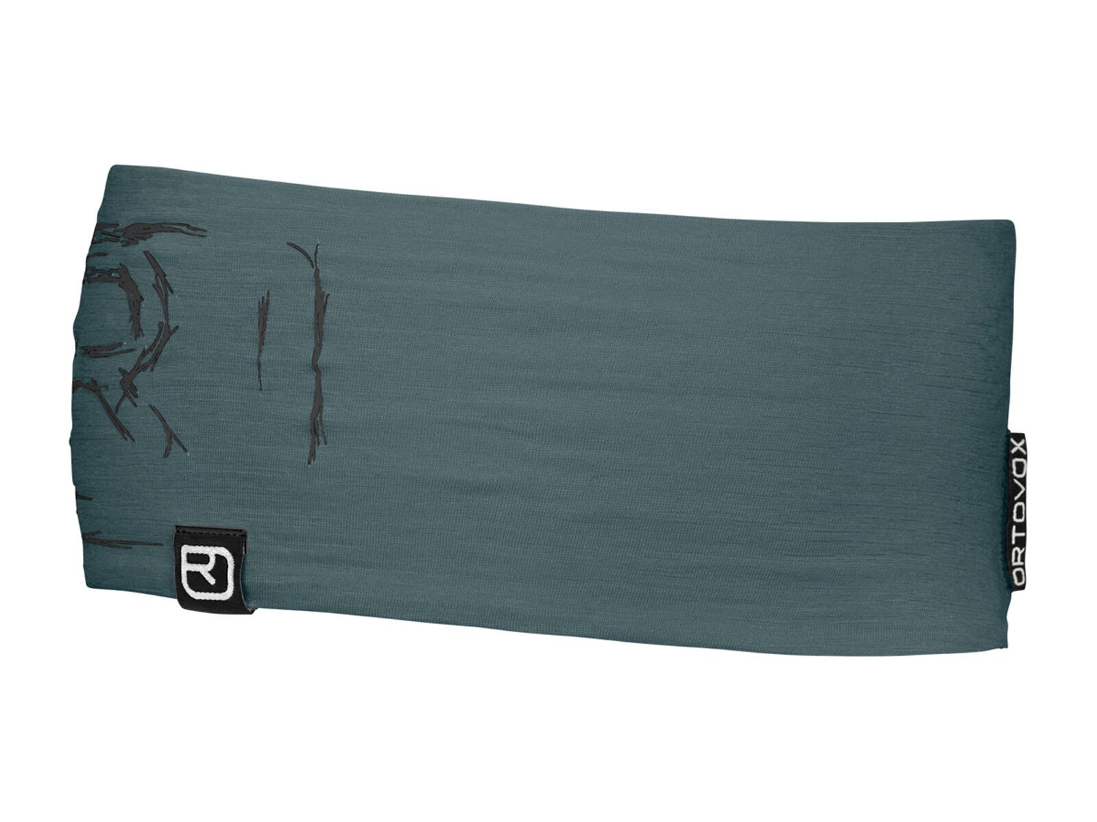 Ortovox 120 Merino Tec Logo Headband, dark arctic grey - Bild 1