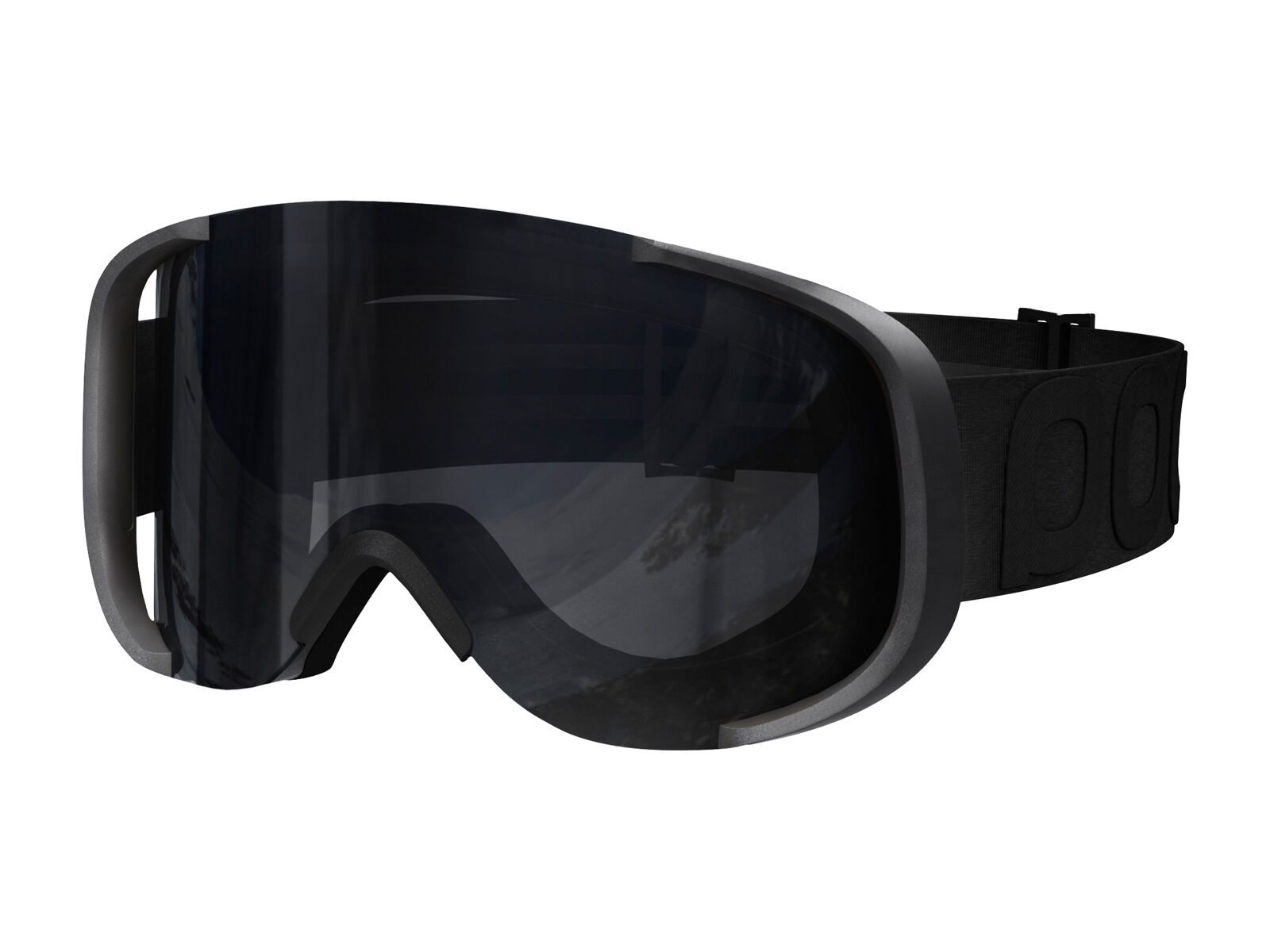 POC Cornea All Black, uranium black/Lens: black - Bild 1