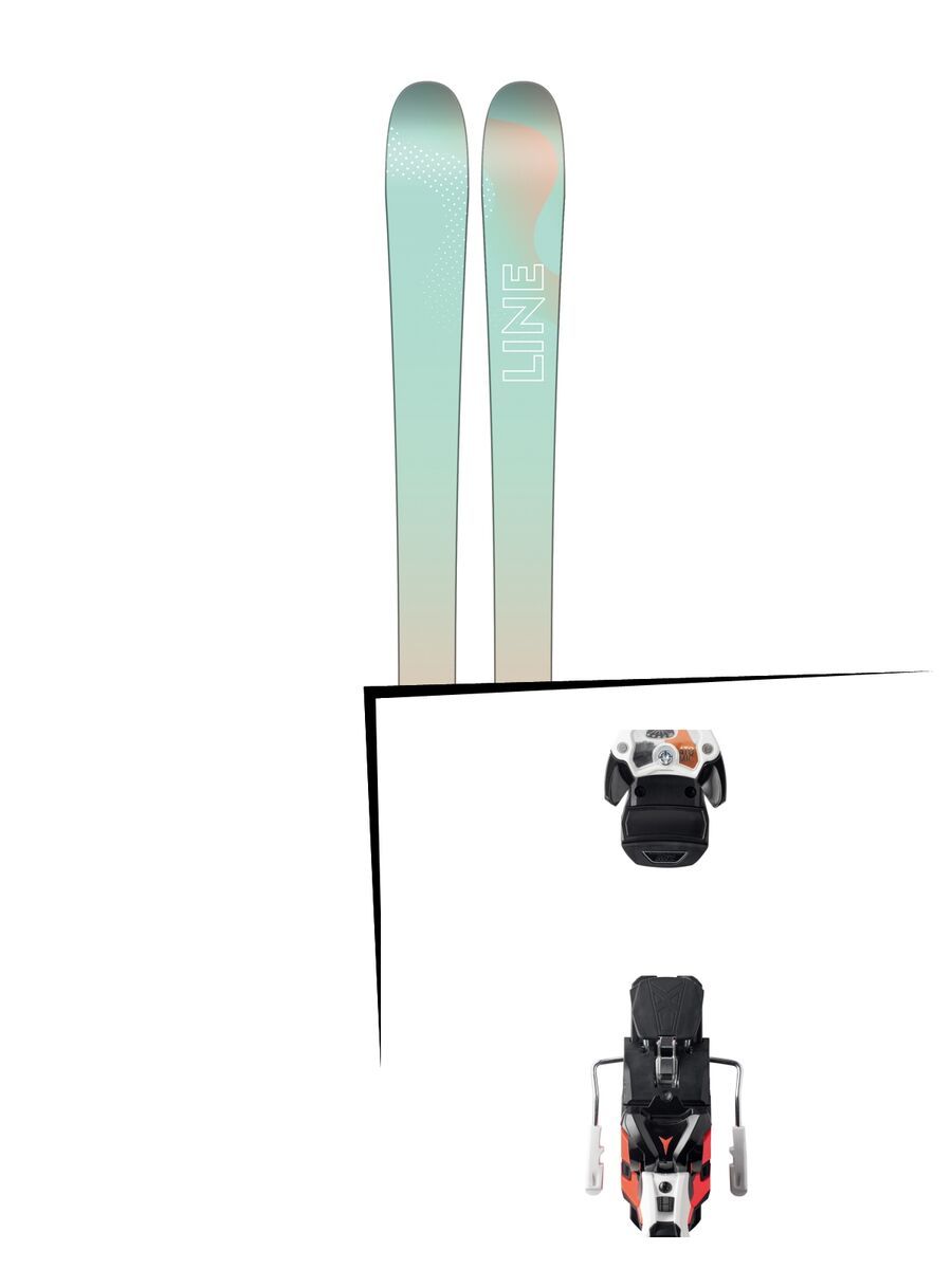 Set: Line Soulmate 86 2018 + Atomic Warden MNC 13 white/black/orange - Bild 1