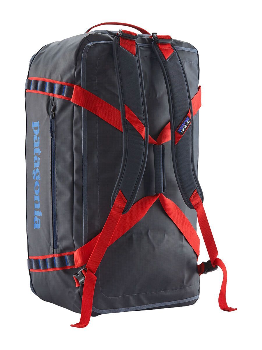 Patagonia Black Hole Duffel 70L, smolder blue w/amanita red - Bild 2