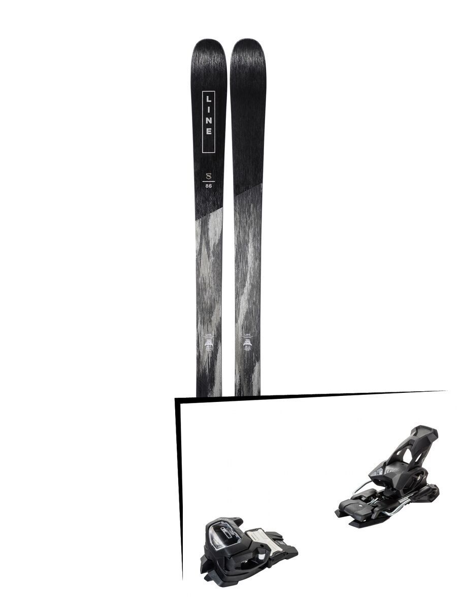 Set: Line Supernatural 86 2019 + Tyrolia Attack² 14 AT solid black - Bild 1