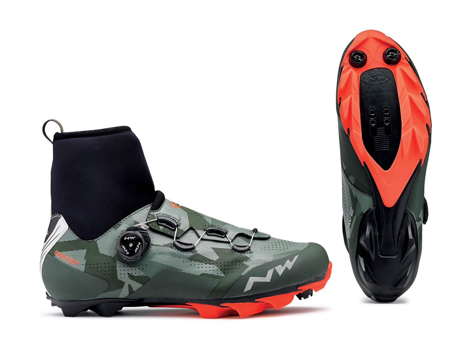 Northwave Raptor Gore-Tex, camo/lobster orange - Bild 3