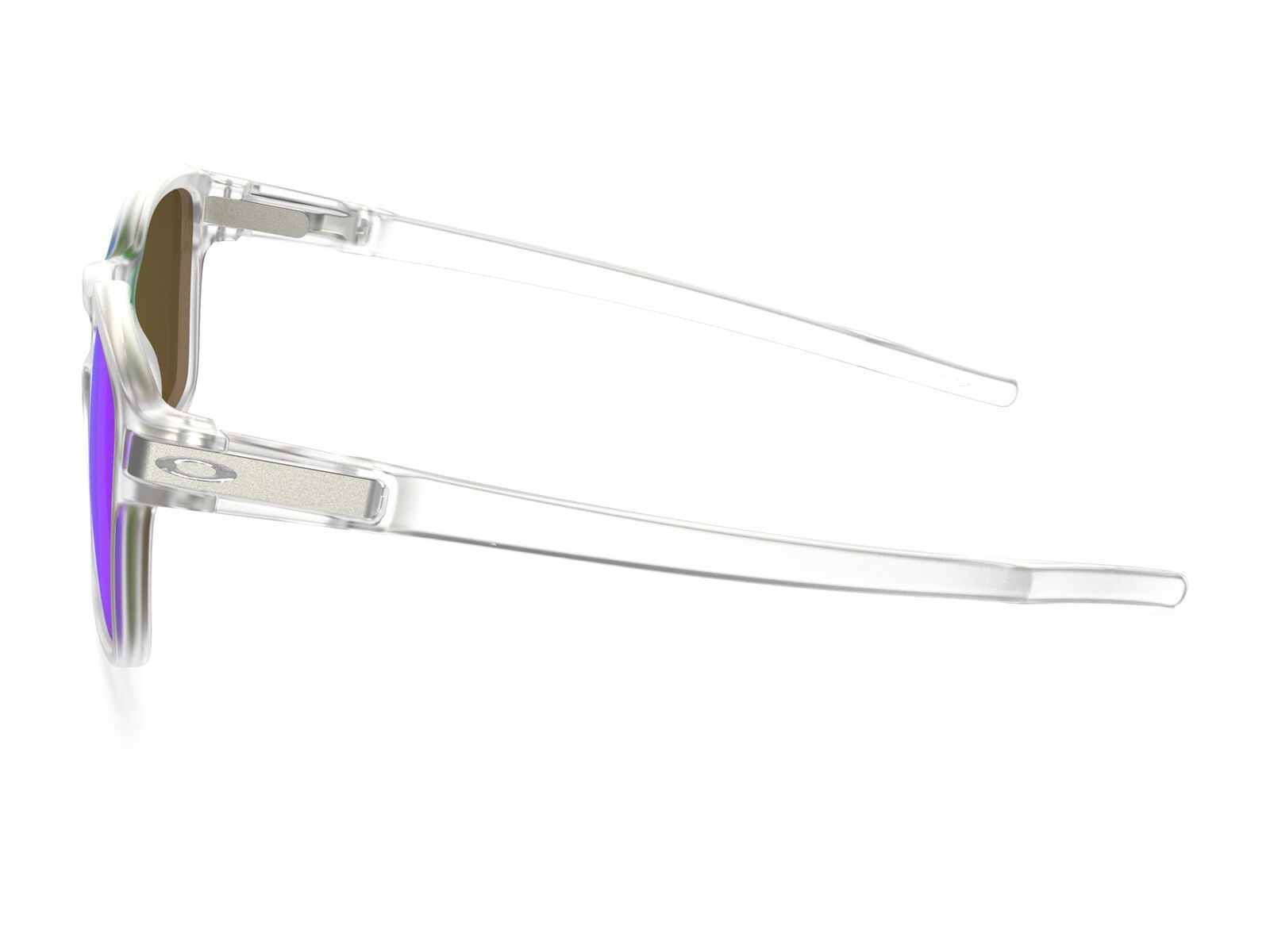 Oakley Latch Square Polarized, clear/Lens: sapphire iridium polarized - Bild 4