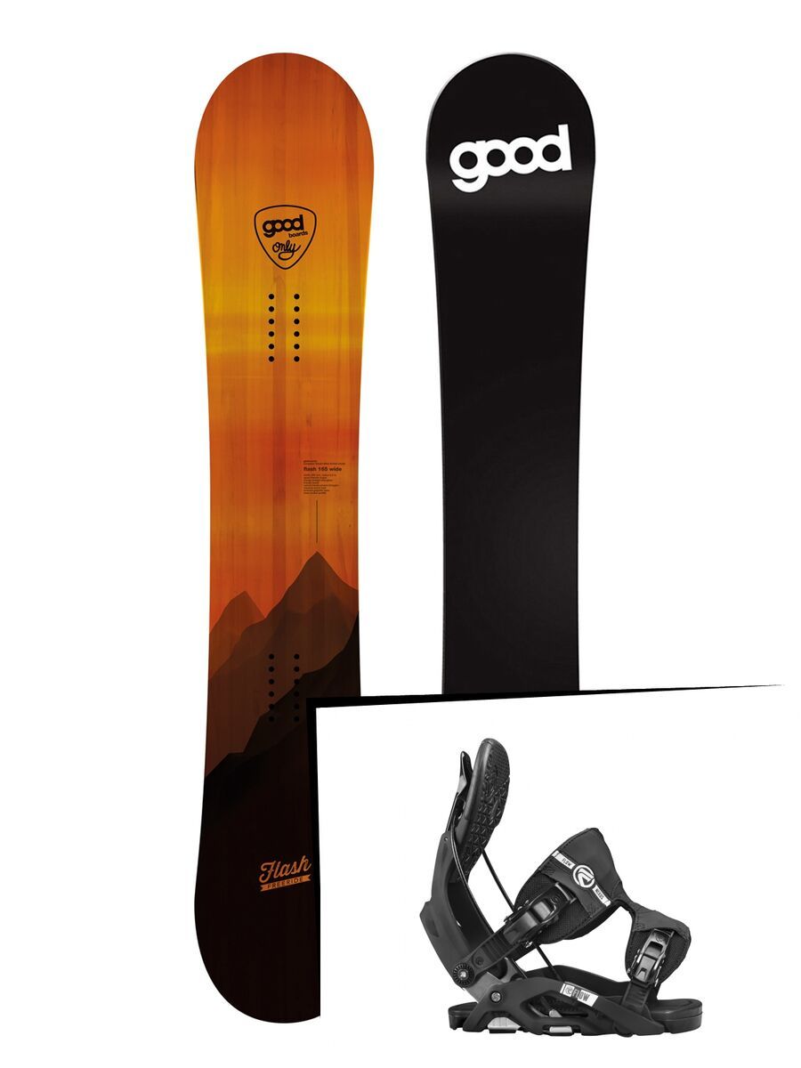 Set: goodboards Flash Long 2017 + Flow Nexus (1718369S) - Bild 1