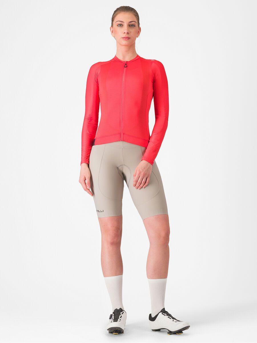 Castelli Espresso W LS Jersey, hibiscus/dark gray - Bild 6