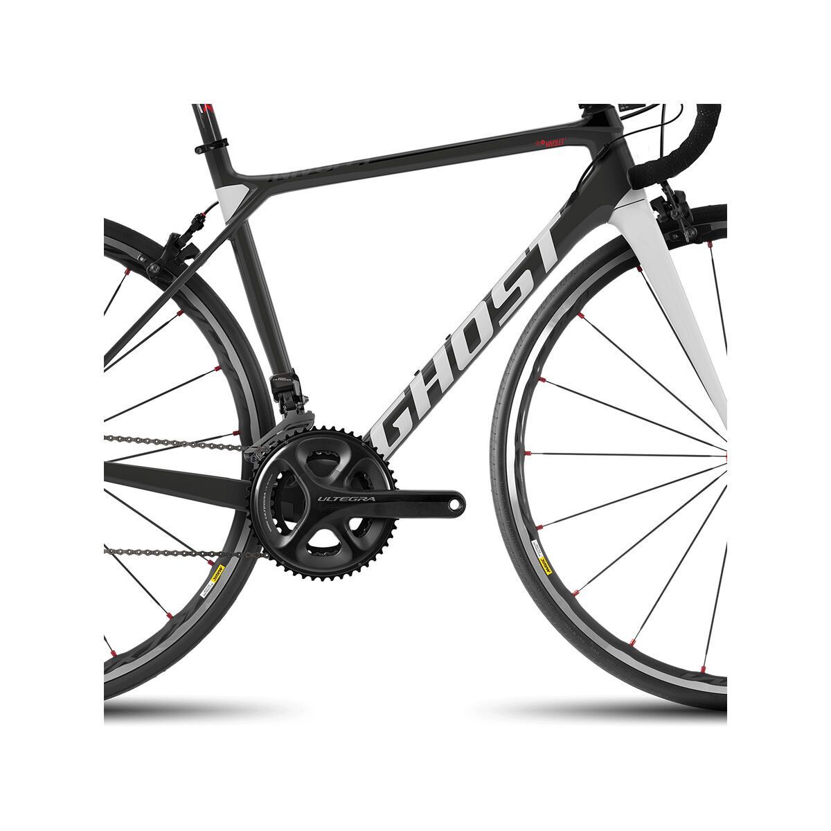 Ghost Nivolet 6 LC, titanium grey/star white/riot red - Bild 3